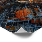 Twilight Harvest Fishermen sammeln Krebse 18x24 Poster (Ecke)