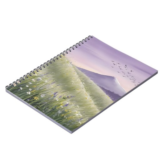 Twilight Hillside Serenity-Notebook Notizblock (Linke Seite)