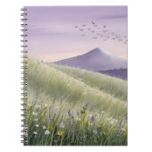 Twilight Hillside Serenity-Notebook Notizblock (Vorderseite)