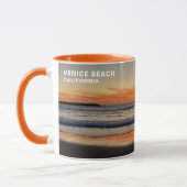 Twilight Hour Sunset - Venice Beach, CA Tasse (Links)