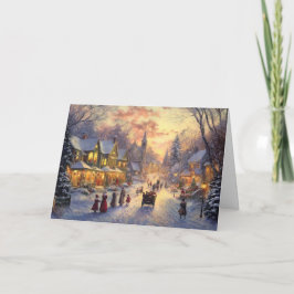 Twilight im Weihnachtsdorf Karte