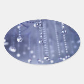 Twilight in Kristallklebern Ovaler Aufkleber (Vorderseite)