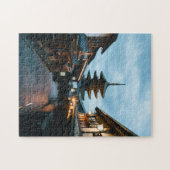 Twilight in Kyoto – Historic Pagoda Street Jigsaw  Puzzle (Horizontal)