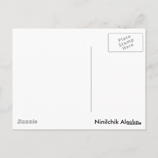 Twilight in Ninilchik Postkarte (Rückseite)