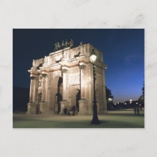 Twilight in Paris Postcard Postkarte