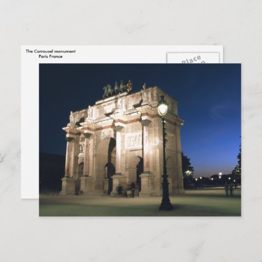 Twilight in Paris Postkarte (Vorne/Hinten)