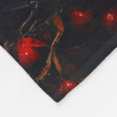 Twilight in Venice | Ginger Cat on a Canal Fleecedecke (Ecke)