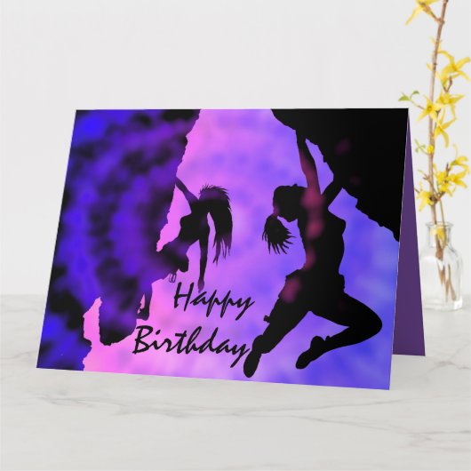 Twilight Kletterer Geburtstagkarte Karte (Gelbe Blume)