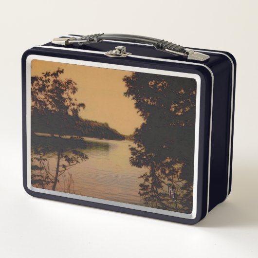 Twilight Lake Metall Brotdose (Vorderseite)