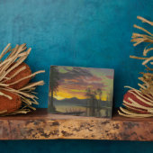 Twilight, Lake Tahoe, c.1870s (Öl auf Leinwand) Fotoplatte (Seite)