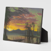 Twilight, Lake Tahoe, c.1870s (Öl auf Leinwand) Fotoplatte (Seite)