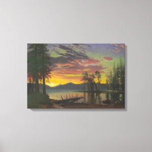 Twilight, Lake Tahoe, c.1870s (Öl auf Leinwand) Leinwanddruck