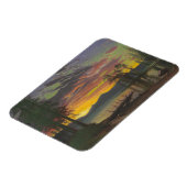 Twilight, Lake Tahoe, c.1870s (Öl auf Leinwand) Magnet (Linke Seite)