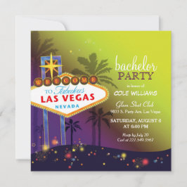 Twilight Las Vegas Bachelor Party Einladung
