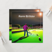 Twilight Lawls spielen - Flat Birthday Card Karte (Vorderseite/Rückseite Beispiel)