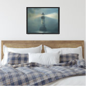 Twilight Lighthouse Leinwanddruck (Insitu (Schlafzimmer))