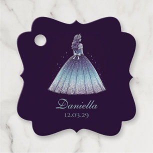 Twilight Lila Quinceañera Geschenkanhänger