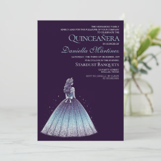 Twilight Lila Quinceañera Girl Einladung