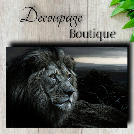 Twilight Lion King Decoupage Seidenpapier