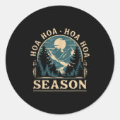 Twilight Lover Ne Forest Hoa Cozy Season  Runder Aufkleber (Vorderseite)