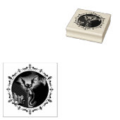 Twilight Magical Crystal Elegant Amethyst Dragon Gummistempel (Stempel)