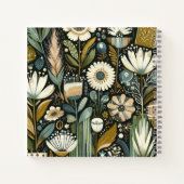 Twilight Meadow - Dreamlike Wilde Flora Notizblock (Rückseite)