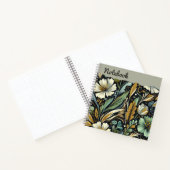 Twilight Meadow - Stilgarten in Dusky Tones Notizblock (Innenseite)