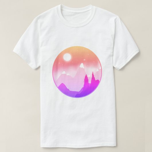 Twilight Mountain T-Shirt (Design vorne)