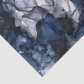 Twilight Navy Blue, Lavender und Grau Alkohol Tint Seidenpapier (Detail)