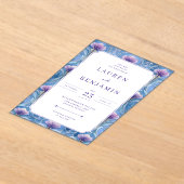 Twilight Nouveau Wedding Acryleinladungen (Ablage )