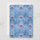 Twilight Nouveau Wedding Einladung (Rückseite)