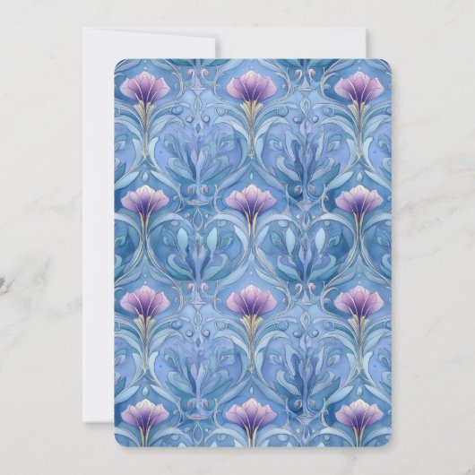 Twilight Nouveau Wedding Einladung (Rückseite)