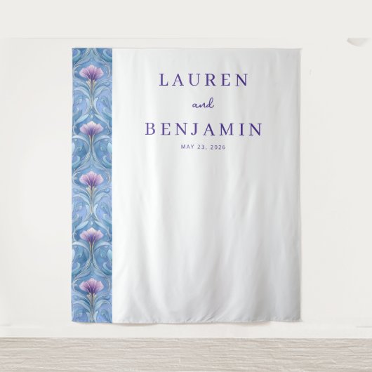 Twilight Nouveau Wedding Wandteppich (Vorderseite)