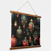 Twilight Ornament Garden Wandteppich Mit Holzrahmen (Gewinkelt)