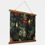 Twilight Ornament Garden Wandteppich Mit Holzrahmen (Gewinkelt)