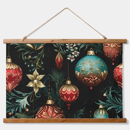 Twilight Ornament Garden Wandteppich Mit Holzrahmen (Vorne)