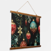 Twilight Ornament Garden Wandteppich Mit Holzrahmen (Gewinkelt)