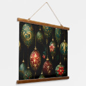 Twilight Ornament Garden Wandteppich Mit Holzrahmen (Gewinkelt)