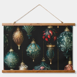 Twilight Ornament Garden Wandteppich Mit Holzrahmen