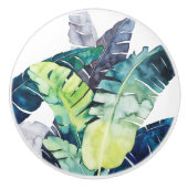 Twilight Palms - Palm Blätter Keramikknauf (Vorderseite)