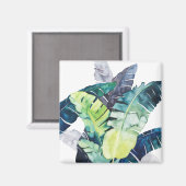 Twilight Palms - Palm Blätter Magnet (Vorderseite/Rückseite)
