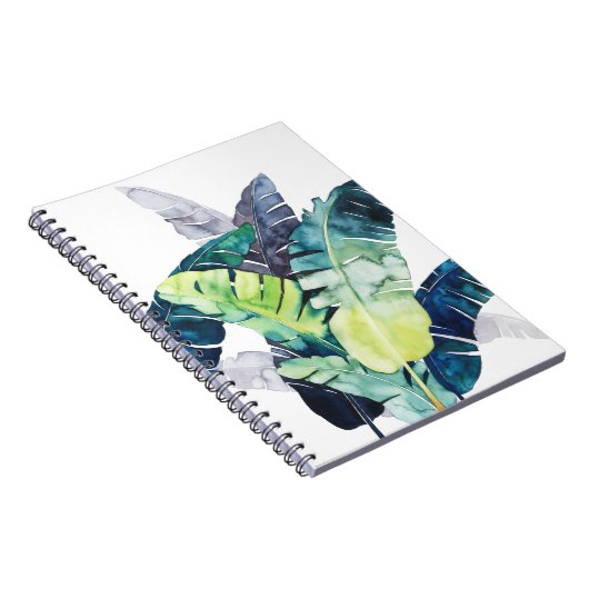 Twilight Palms - Palm Blätter Notizblock (Rechte Seite)