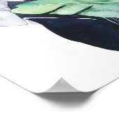 Twilight Palms - Palm Blätter Poster (Ecke)