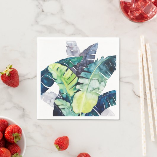 Twilight Palms - Palm Blätter Serviette (Beispiel)