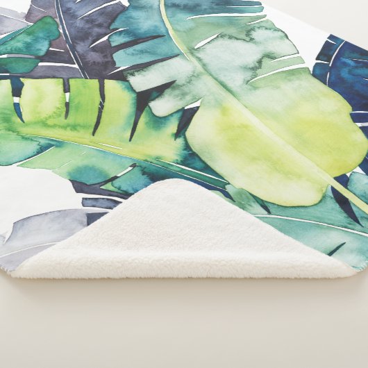 Twilight Palms - Palm Blätter Sherpadecke (3/4)