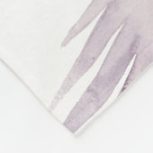 Twilight Palms - Palm Fronds Fleecedecke (Ecke)