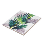 Twilight Palms - Palm Fronds Fliese (Seite)