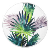 Twilight Palms - Palm Fronds Keramikknauf (Vorderseite)