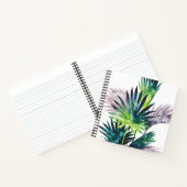 Twilight Palms - Palm Fronds Notizblock (Innenseite)