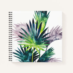 Twilight Palms - Palm Fronds Notizblock